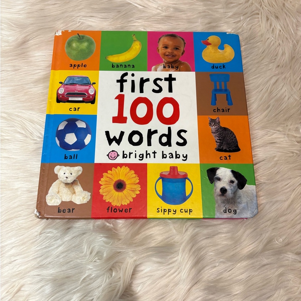Chronicle Books Bright Baby First 100 Words - Multicolor